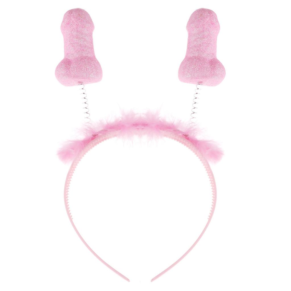 Novelty Bride To Be Willy Shaped Head Boppers Headband for Bachelorette Hens Party Girls Night Out Gift Accessories