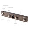 Btuty MIDI Controller B/T MIDI Pedal Controller Intelligent App Control Digital Display Screen Rechargeable 12-Hour Ultra-Long Battery TRS to MIDI Ada