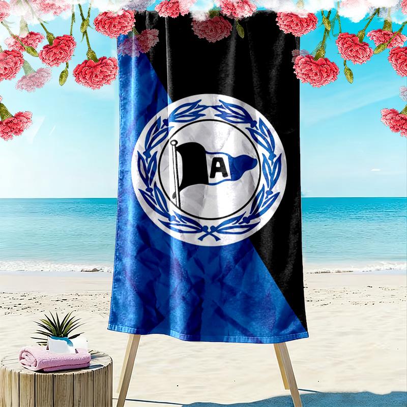 Arminia Bielefeld Print Beach Towel, Large Soft Quick Dry Towel for Beach Camping Swimming