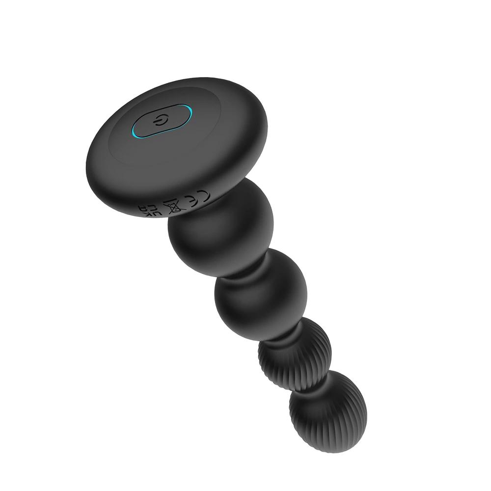 Nexus - Tornado Rotating Bead Anal Probe with Remote Control Black
