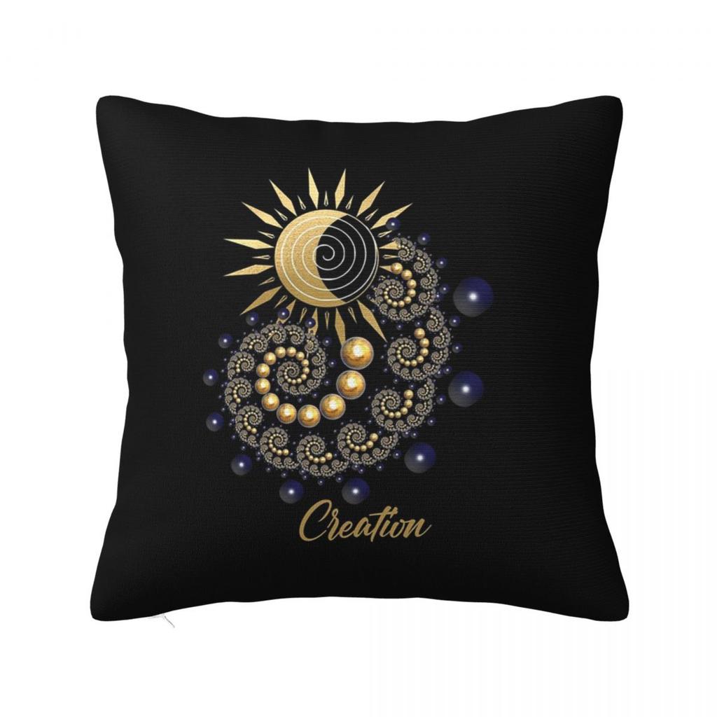 Fibonacci Spiral - Golden Spiral Square Pillowcase Cushion Cover Pillow Case Throw Pillow Cover for Home Sofa Living Room