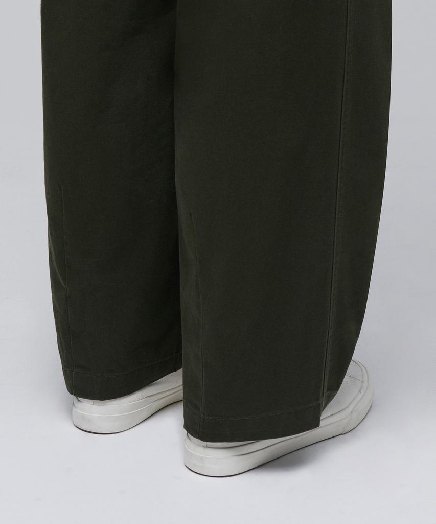MUSINSA STANDARD Cotton Wide Fatigue Balloon Pants [Khaki]