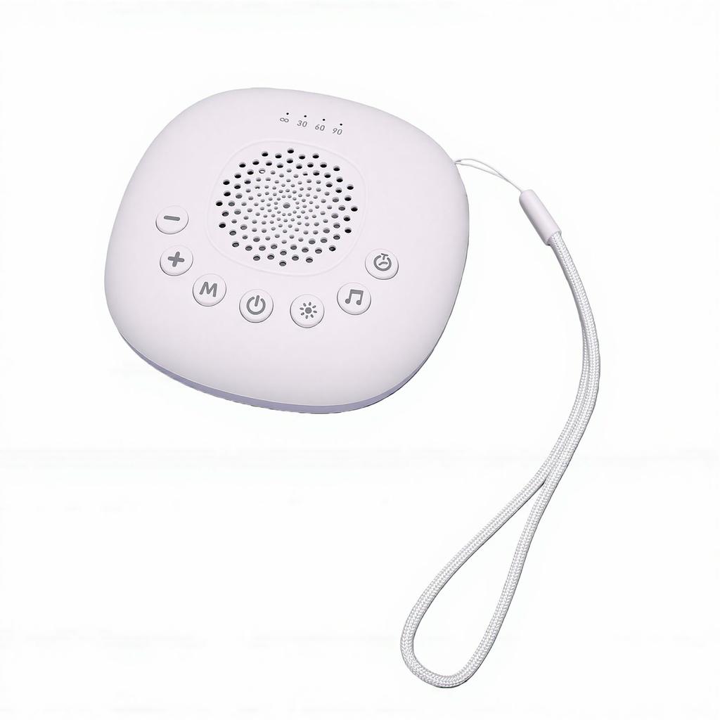 White Noise Machine for Adults Infants Sleeping Relaxation with Color Night Light 20 Sounds 3 Timer for Home Travel