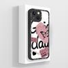 Smartphone Case For iPhone 13 14 15 16e Pro Max Mini Plus Lazy Kitten Pretty Flowers Pattern Liquid Silicone Shockproof Advanced Shell For iPhone Capa