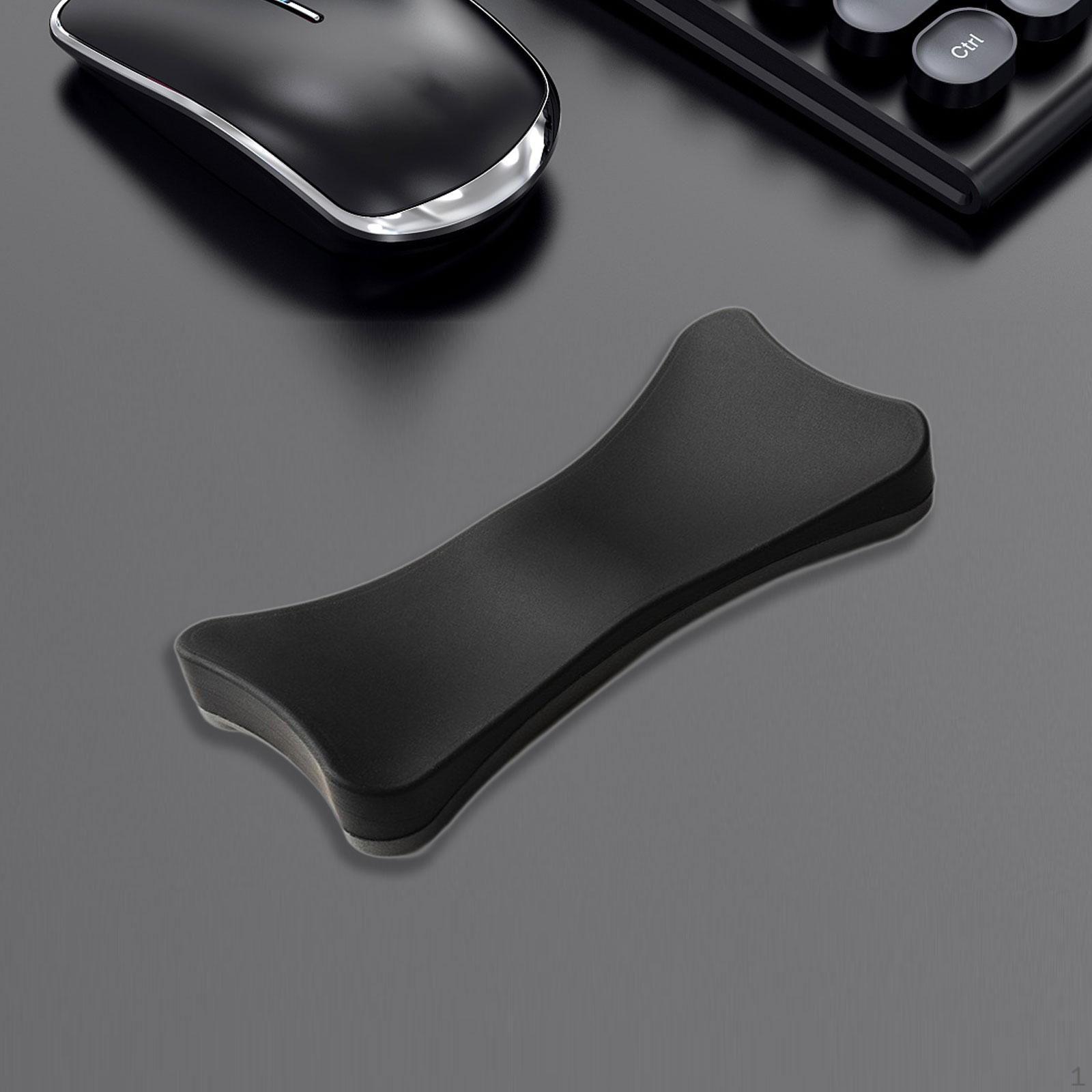 

Скользящая подставка для запястья машинистка легкая игровая удобная офисная рабочая резина с 4 чёрный