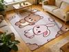 Cute Bear & Bunny Mat Living Room Decoration Home Sofa Non-Slip Carpet Study Bedroom Tatami Children'S Soft Floor Mat