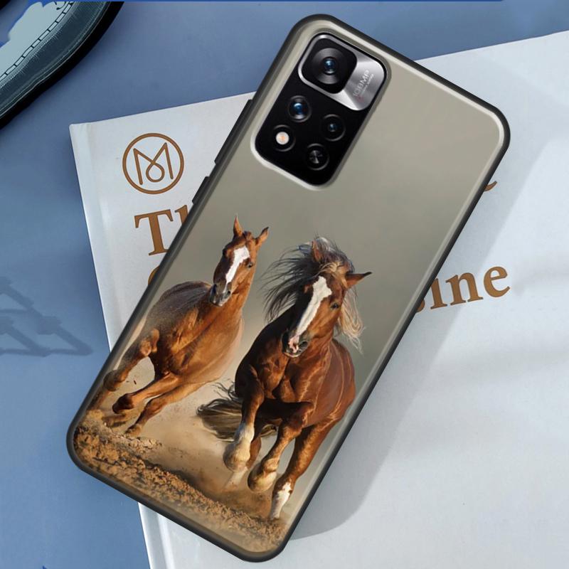 Horses Running Cover For Redmi 9 10 10A 10C 9A 9C 12C Case For Redmi Note 8 9 10 12 11 Pro 9S 10S 11S