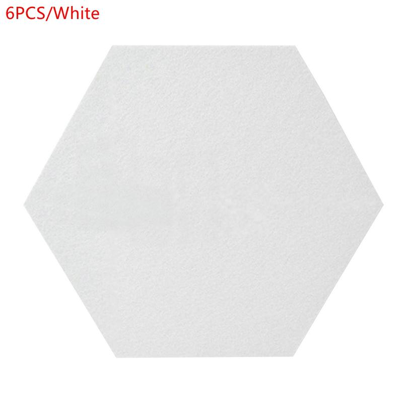 6Piece Hexagon Sound Absorbing Wall Panels Bedroom Acoustic Insulation Sound-absorbing Panels Decor Acoustic Absorption Panel