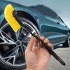 Car Wheel Tire Rim Brush Curved Head Flexible Truck Wheel Hub Wash Detail Deep Cleaning Brushes Cleaner Hand Tools