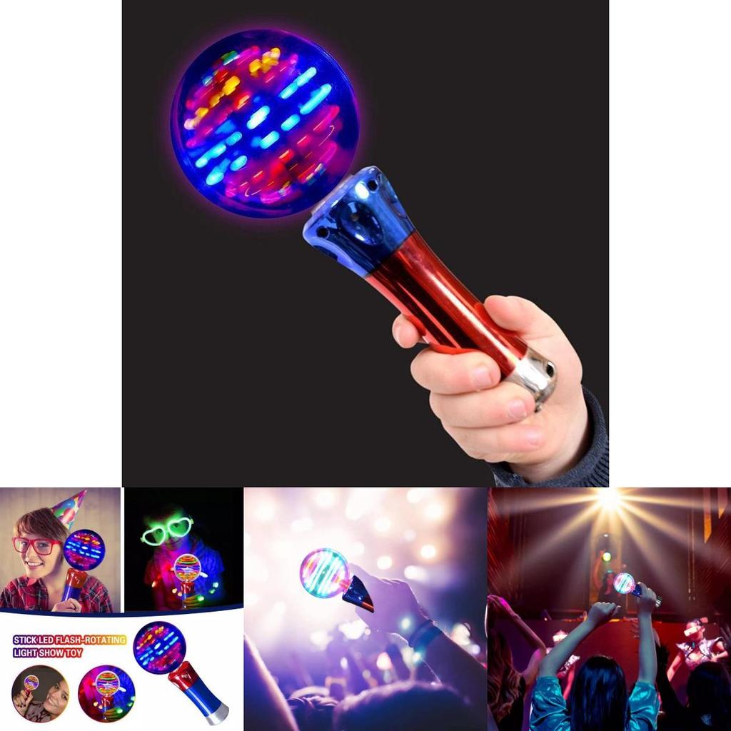 Colorful Glowing Led Light Stick Sphere Perfect For Concerts And Children's Performances