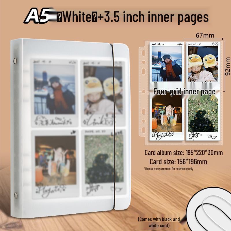 Polaroid Photo Card Album Holder: 3-Inch, 149-Grid Storage for Photos and Postcards.
