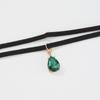 Tooxika Glass Diamond Temperament Double Layer Collarbone Chain Retro Short Personalised Necklace