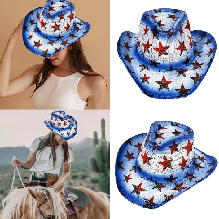 Wide Brimmed Cowboy Hat Julycostume Disco Hat for Party Stage Dancing