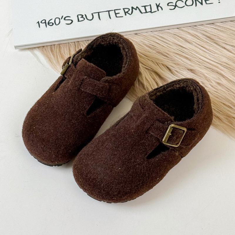 Classmate Winter Children's Shoes Girls Two Cotton Shoes Fashion Versatile Fleece