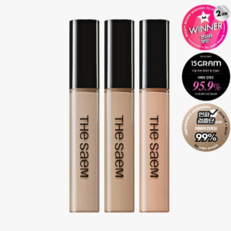 The Saem Cover Perfection Tip Concealer 9.5g (6 Colors)