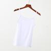 Damen Modal Camisole Tanktop Sommer Einfarbig Ärmellos Slim Fit Basic Unterhemd Große Größen Cami Top