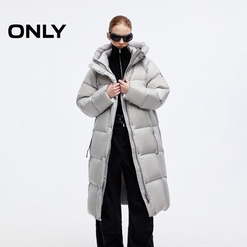 

Жіноча зимова подовжена куртка-пуховик з капюшоном ONLY 2025