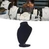 Black Lint Necklace Pendant Holder Stand Wooden Elegant Jewelry Chain Display Mannequin Bust for Jewelry Store