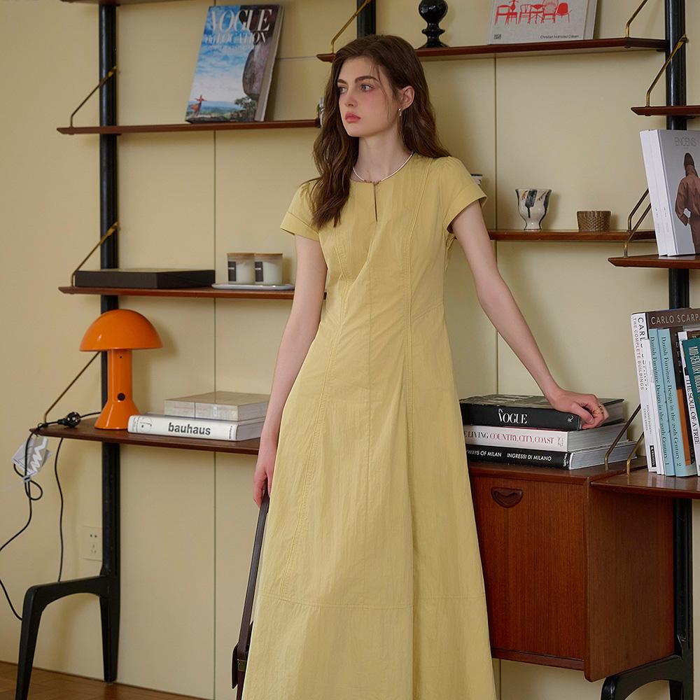 Simpeulleteulo Sr_One-Button Multi-Piece Dress