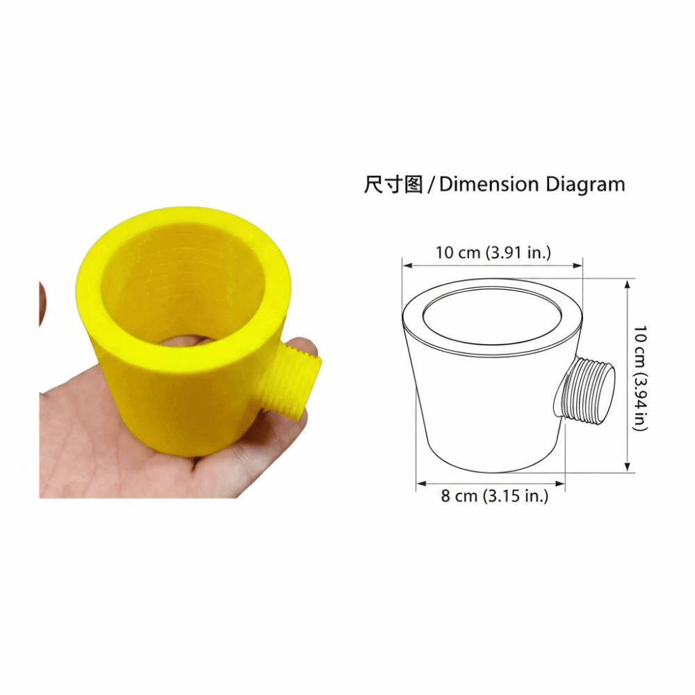 3D Printed Craft Pet Foot Washing Sprinkler Smooth Surface Pet Paw Cleaning Tool  Daily Care