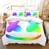 Exquisite 3D DJ Marshmello Wallpaper Print Bedding Set Duvet Cover Comforter Bed Youth Kids Girls Boys Gift Home Textileextile