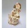 Peach Ivory Finish Ganesha Idol Car Dashboard IdolGanesha Murti Ganpati Idol for Home Decor Puja Lord Ganesh Statue Gift