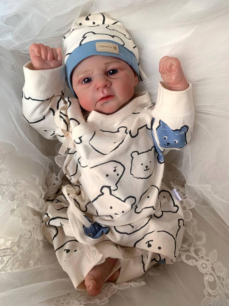 49cm NPK Elijah Realistic Reborn Baby Doll