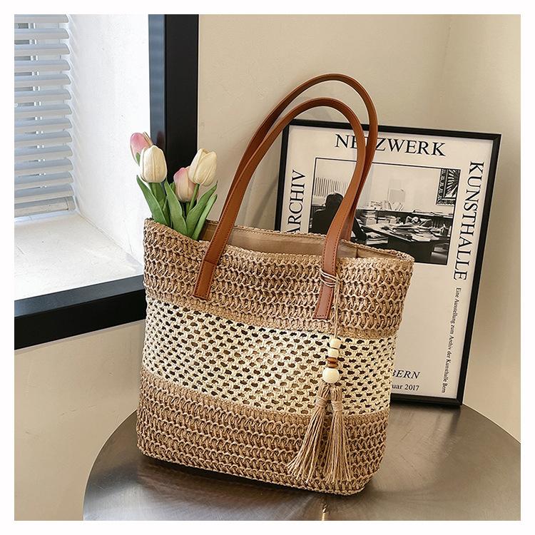 

Fashion Women s Bag Beach Bag Portable Shoulder Backpack Straw Backpack Tote Bag Personalized Backpack Simple Women s Bag