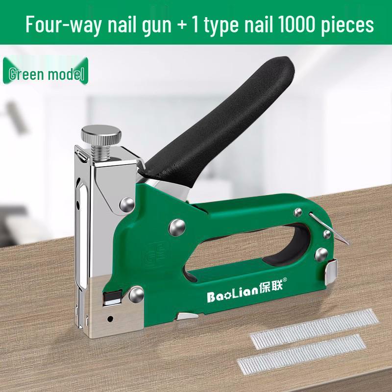 Manual Steel Nail & Staple Gun for Wire Slotting & Woodworking