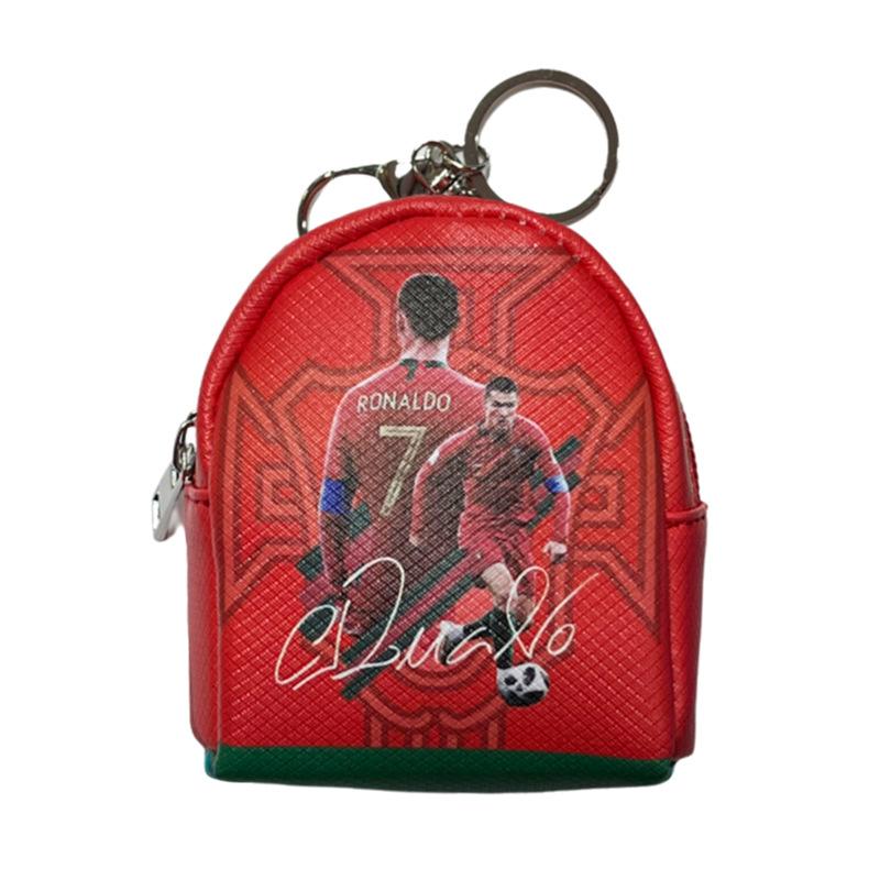 Soccer National Team Coin Purse Headphone Key Organizer Fashion Sports Mini Wallet