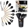Kitchen Utensils Kitchen Utensil Set Silicone Teflon Wooden Accessories