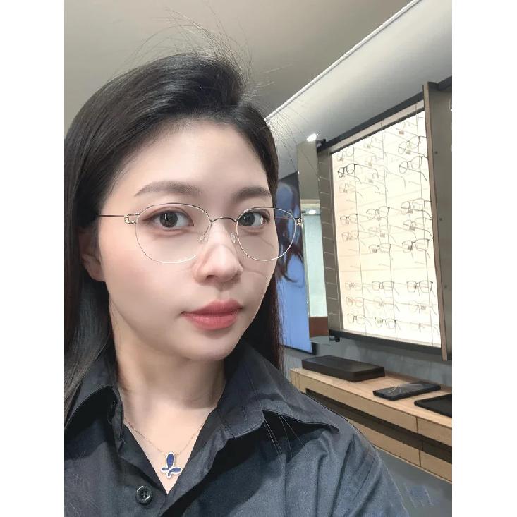 Denmark Brand Screwless Oval Titanium Glasses Frame ROBIN Ultralight Thin Rim Eyeglasses Designer Minimalist Eyewear Spectacles