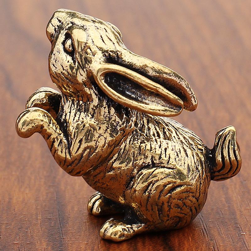 Brass Twelve Zodiac Ornaments Full Set of Pure Copper Zodiac Rat Cow Tiger Rabbit Dragon Snake Horse Sheep Monkey Chicken Dog Pig Crafts