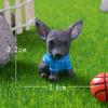 12Pcs Miniature Dog Figurines Miniature Terrarium Crafts Realistic Animals Dogs For Diy Micro Landscape Fairy Garden Accessories
