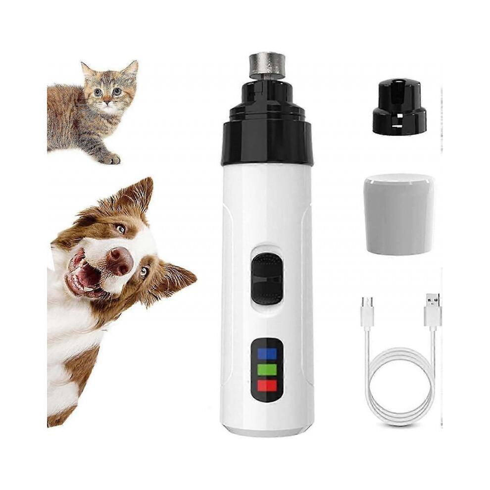 Heusom Silent Nail Grinder - USB Rechargeable with 3 Ports & Dual Speed
