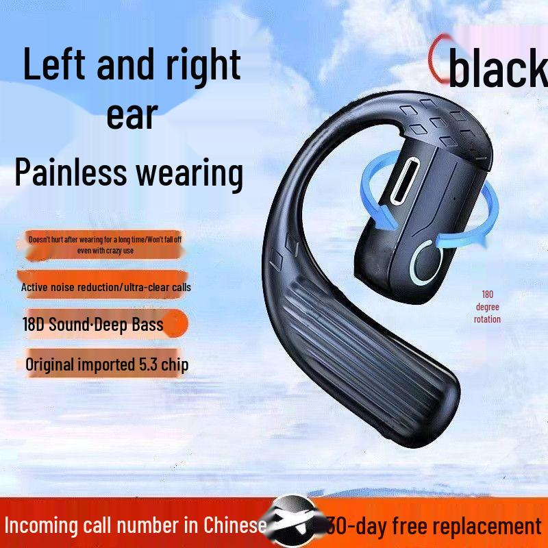 High-Quality True Wireless Bluetooth Sport Earphones – Over-Ear Design, Free Shipping