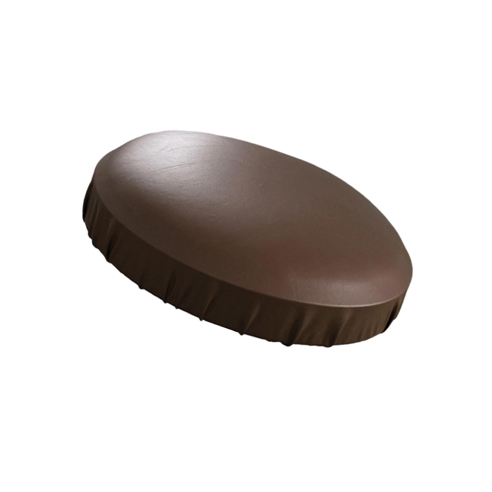 

Чехол на стул, эластичная искусственная кожа, пыленепроницаемый, водонепроницаемый для бара темно-коричневого