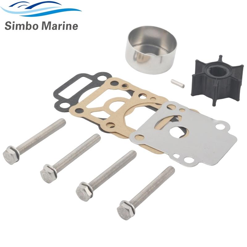 3B2-87322 Water Pump Impeller Repair Kit Replacement for Tohatsu Nissan 8 To 10 HP M NS 8 9.8 B for Mercury Outboard 803750A03