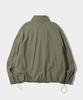 Black Moment Oversized Bomber Ma-1 Blouson Nylon Varsity Zip-Up Jacket [Khaki]
