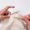 Häkelnadeln mit Holzgriff für Pullover Schals Garn Handarbeit Reparatur und Stricken Häkeln 2 Größen Vogelspitze Stricknadeln