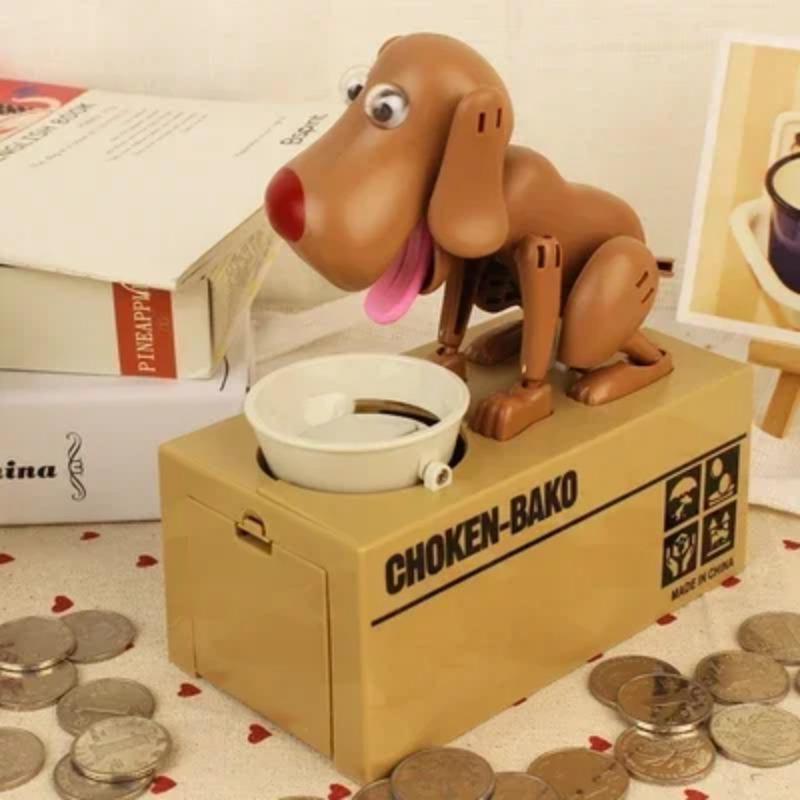 Automated Dog Steal Money Box Piggy Bank Coin Bank For Christmas Gift Kids Birthday Gift  Money Bank
