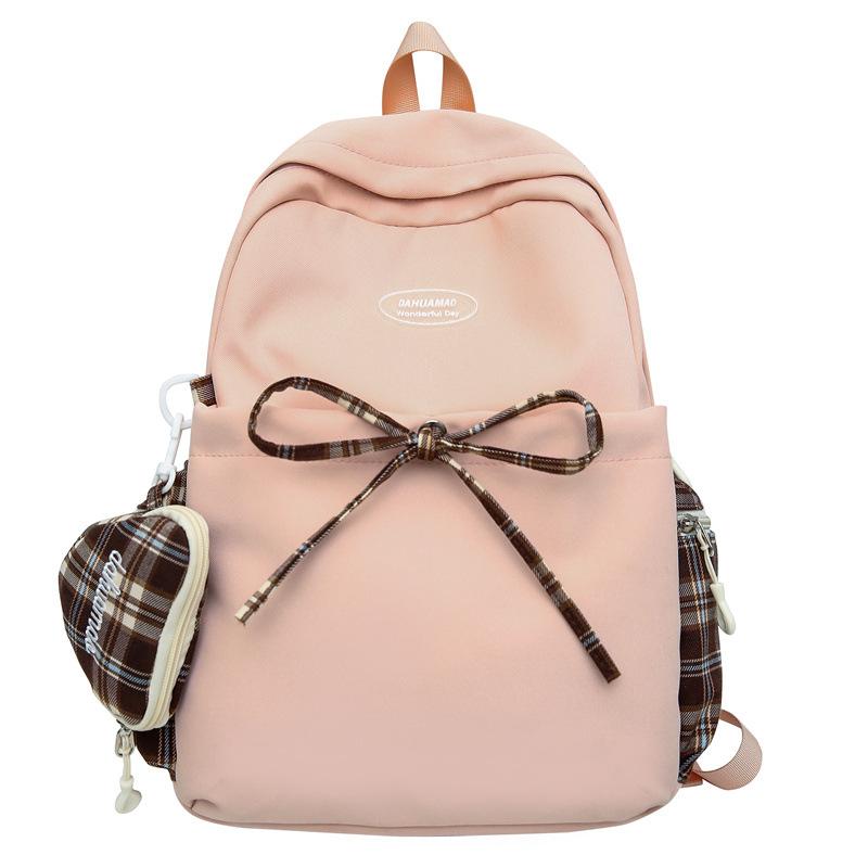 Schoolbag cute girl small fresh schoolbag female ins campus junior high school girl high school college student backpack travel backpack