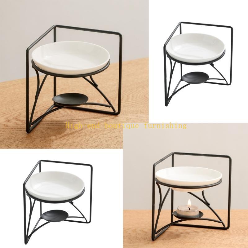  Elegant Ceramic Wax Warmer Aromatherapies Oil Diffuser Tealight Holder