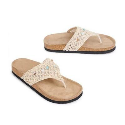 Thick-soled Flip-flops Women's Summer Casual Shoes with Flip-flops and Birken Beach Vacation Flip-flops