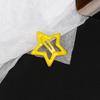2/20PCS Star BB Red Hair Clip Girls Y2K Cute Silver Color Star Barrettes Women Simple Metal Snap Clip Headdress Hair Accessories