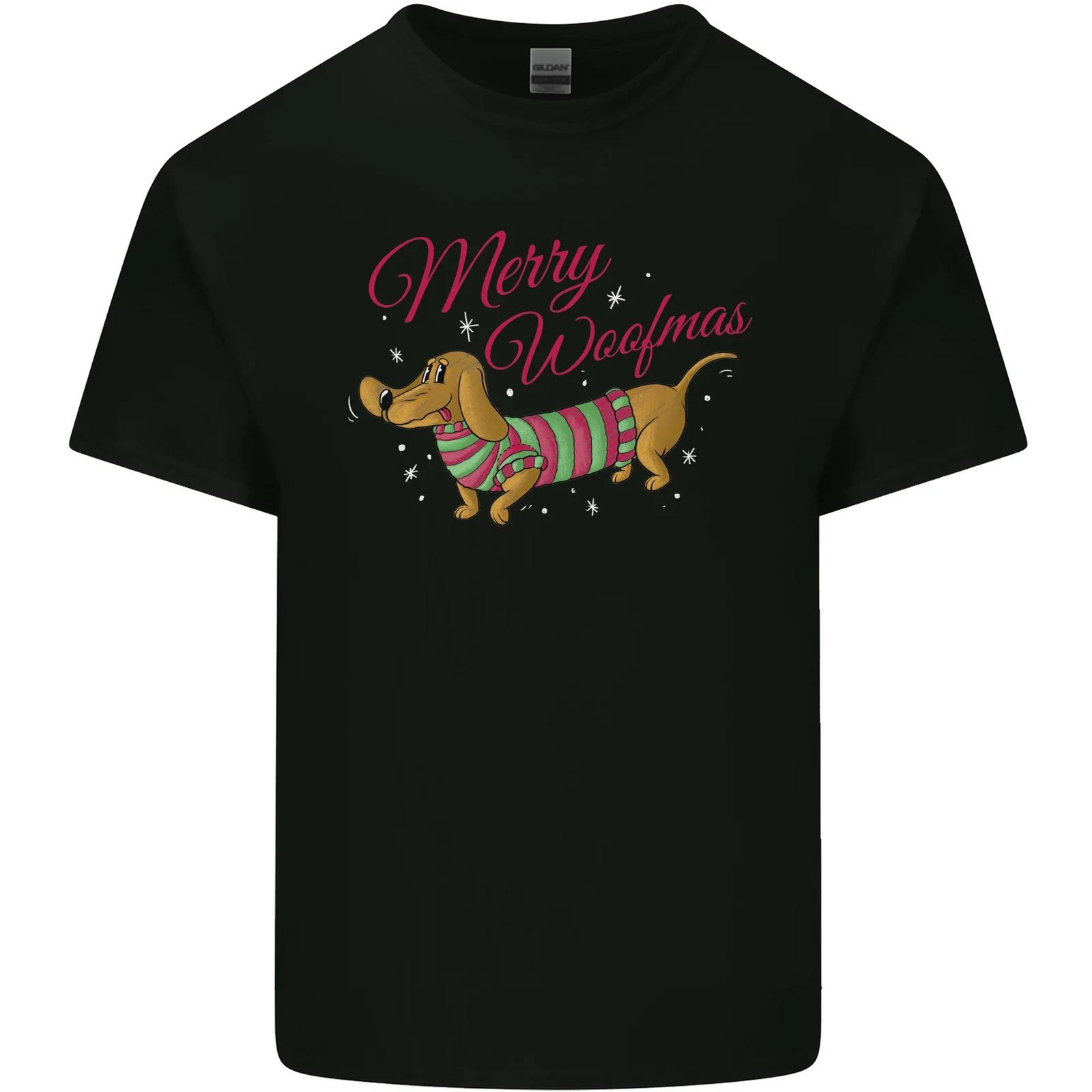 

Merry Wiener Funny Christmas Dog Kids T-Shirt Childrens 140