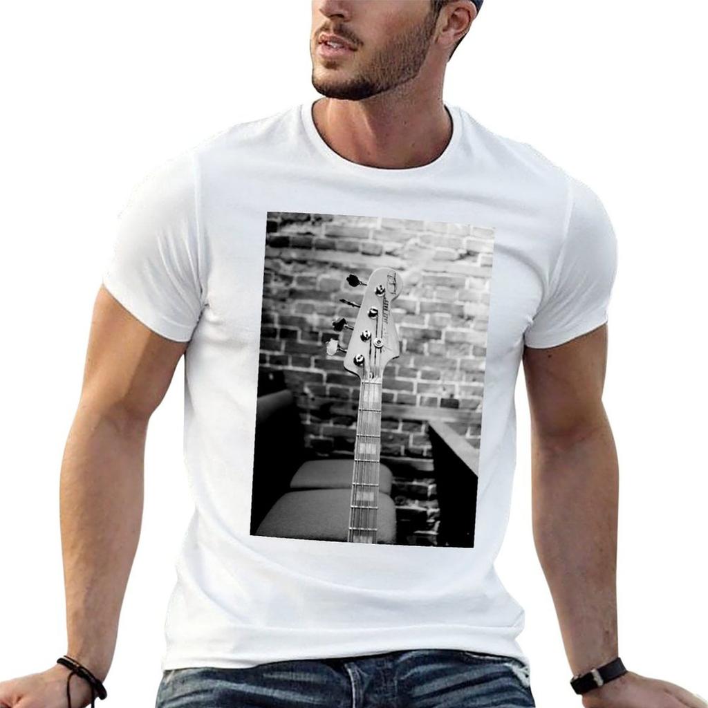 Bassgitarre Stillleben T-Shirt Outdoor Sport Kurzarm Top