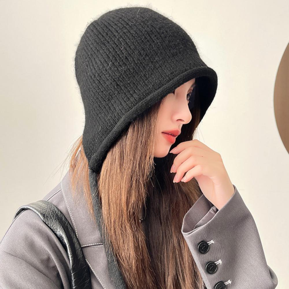 Creative Windproof Ear Protection Cap Dacron Pile Cap New Design Neck Collar Beanies Cap Travel