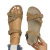 Outer size large size Birkenstock sandals New cross metal buckle platform sandals in summer