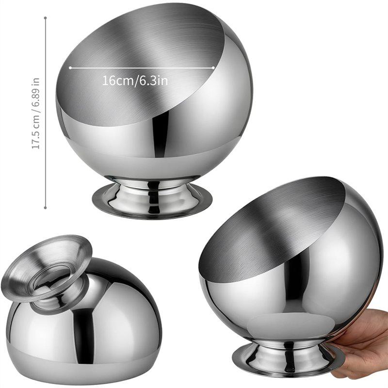 A25F-Coffee Pod Holder - Large Capacity Metal K Cup Serve For Nespresso Pod Storage Container With Silver Finish